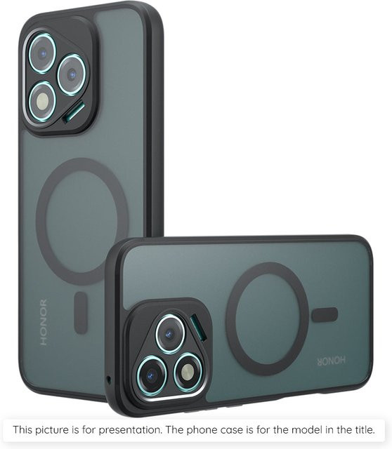 Techsuit MagSafe-Hülle für Motorola Moto G85 in PureFrost Satin Schwarz - Bild 1