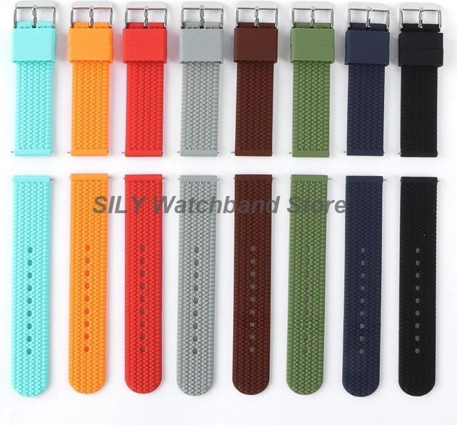 Asukaband Uhrenarmband Silikon, Schnellverschluss, Unisex - Bild 1