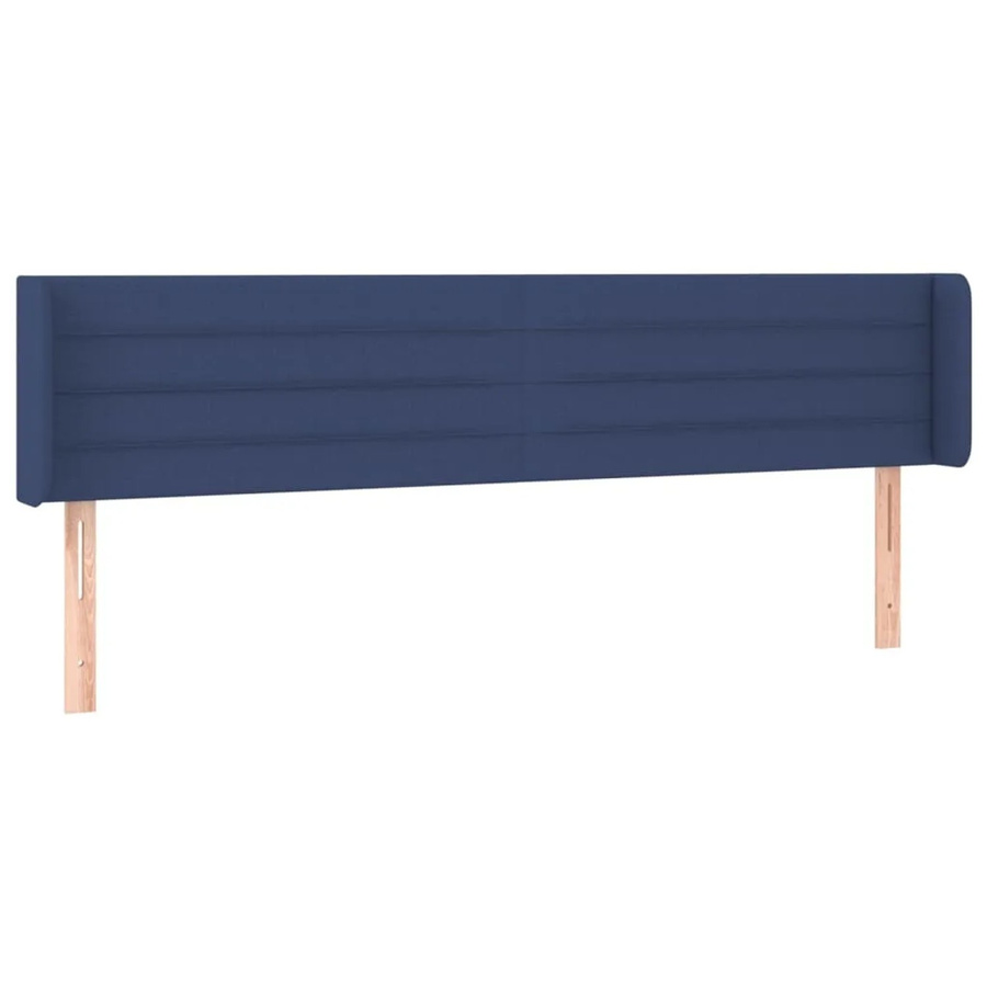 vidaXL LED Kopfteil Blau mit USB-Ladeport und integrierter Beleuchtung, B/T/H: 203 x 16 x 78/88 cm - Bild 2
