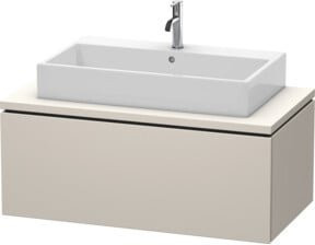 Duravit Waschtischunterschrank L-Cube in Beige Tau matt mit einem Auszug, wandmontiert, B/T/H: 102 x 54,7 x 40 cm - Bild 1