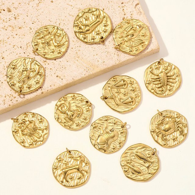 LAVIXMIA Halskette Anhänger, Edelstahl, Gold, Damen - Bild 1
