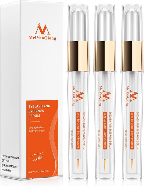 MeiYanQiong Wimpernwachstums-Serum, 3 ml, mit Panthenol, Peptide, Hyaluronsäure - Bild 1