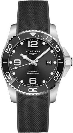 Longines Armbanduhr Automatik, Edelstahl, Keramik, Schwarz, Herren - Bild 1