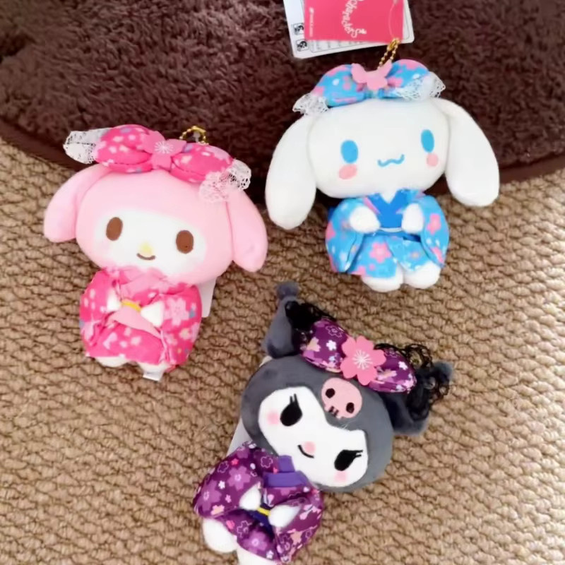 E-Strong Kuromi Cinnamoroll My Melody Plüschtier Schlüsselanhänger, 10cm - Bild 2