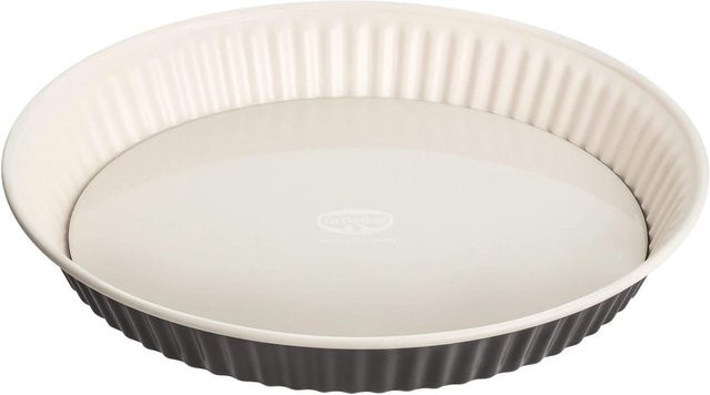 Dr. Oetker Exclusive Quicheform mit Emaille-Hebeboden, Durchmesser: 28 cm, Weiß - Bild 1