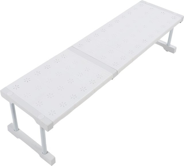 Ausziehbarer Schrankregal-Organizer als DIY Trennwand für Kleiderschrank und Badezimmer, Breite: 67-88 cm - Bild 1