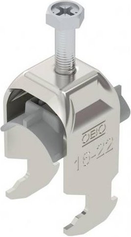 OBO Bettermann Bügelschelle 1186316 aus Kunststoff in Silber - Bild 1
