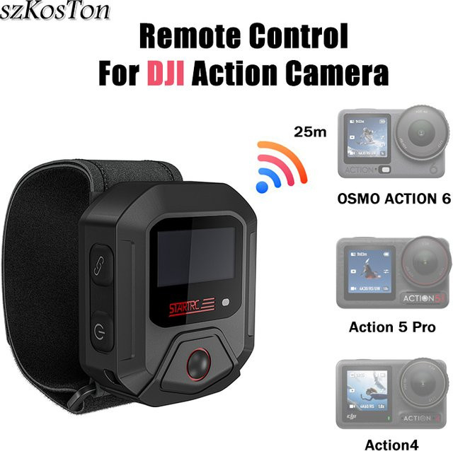 DJI Bluetooth Wireless Fernbedienung für OSMO ACTION 4, 5 Pro und 6 in Schwarz - Bild 1