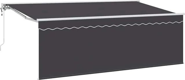 vidaXL Einziehbare Markise Anthrazit B/H: 350 x 200 cm - Bild 1