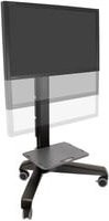 Ergotron Neo-Flex Mobile MediaCenter VHD TV-Rollwagen mit Standfuß in Schwarz für Bildschirme von 94,0 cm bis 139,7 cm - Bild 1