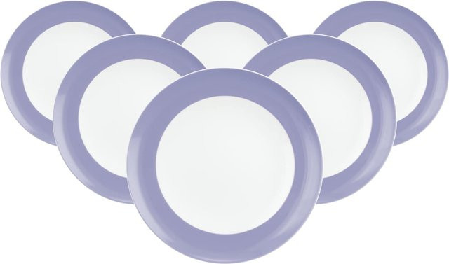 Seltmann Weiden Speiseteller Liberty Pure Colors Purple aus Steinzeug, 6er Set, Durchmesser: 27 cm - Bild 1