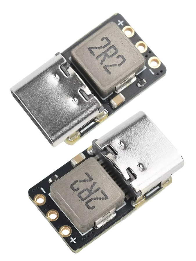 Gaqqee Lithium-Batterie-Lademodul mit Schnellladefunktion und Spannungsanzeige, 2S/3S BMS, Typ-C, Schwarz - Bild 4