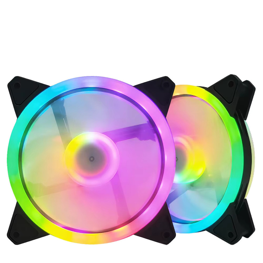 AuyiHomu 6-poliger RGB-Computergehäuselüfter mit 11 Flügeln zur effizienten Wärmeableitung - Bild 4