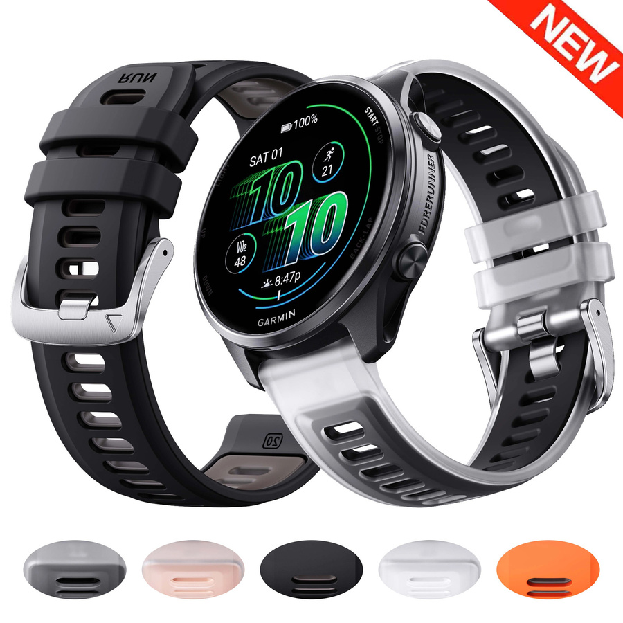 Xiaomi Smartwatch-Armband Silikon, Weiß, Unisex, 20 mm, 22 mm - Bild 3