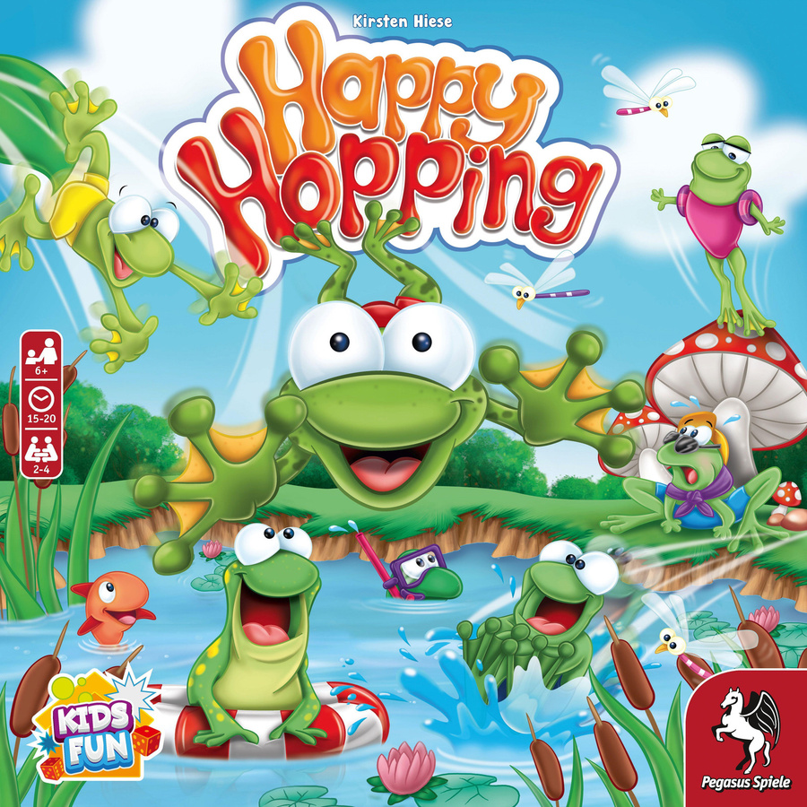 Pegasus Spiele Happy Hopping, Brettspiel - Bild 1