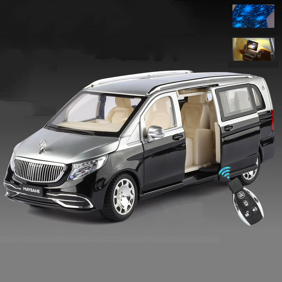 MAKEDA Maybach VITO VS680 MPV Modellauto, Maßstab 1:24, mit Sound und Licht - Bild 5