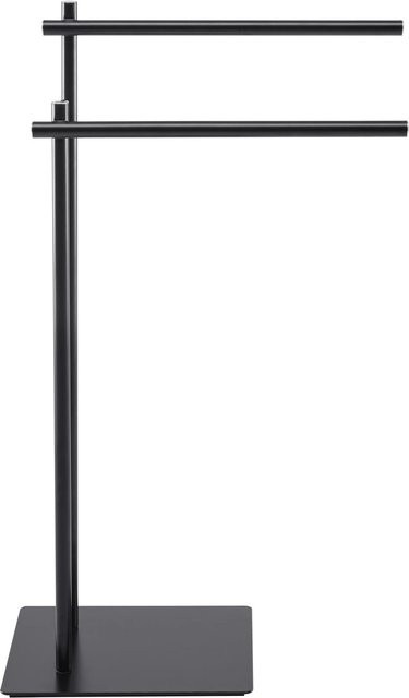 Mömax Handtuchhalter aus Metall in Schwarz, freistehend, H x B x T: 82 x 47 x 24 cm - Bild 1