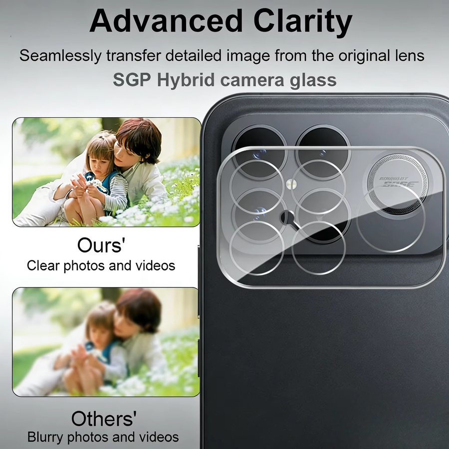 3D HD gehärtetes Glas Kamera-Schutzfilm für Xiaomi POCO F8 F7 Ultra X7 Pro Redmi K90 ProMax transparent - Bild 4