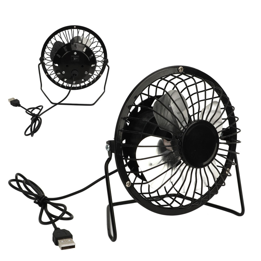 Solarpanel-betriebener Ventilator mit USB-Anschluss, 5 W, 360 Grad verstellbar, ideal für Gewächshaus, Hühnerstall und Hundehütte im Freien von mfySpace - Bild 5