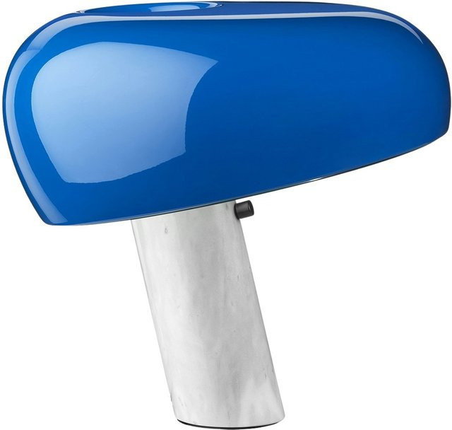 Flos Snoopy Tischleuchte in Blau aus Marmor und Metall mit E27 Fassung - Bild 1