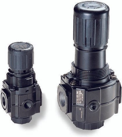 IMI Norgren Druckregler R72G-3GK-RFN G 3/8 Schwarz - Bild 1