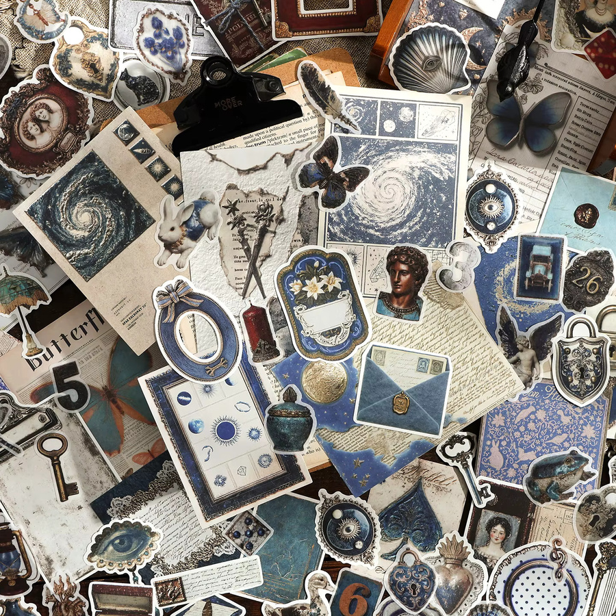 TIANZI Vintage Malerei-Zubehör Aufkleber-Set in Multicolour für DIY-Dekorationen und Comic-Ausstellungen - Bild 3