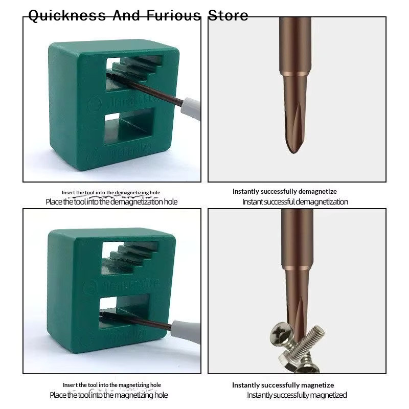 TO 2-in-1 Magnetisierer und Entmagnetisierer professionelles Magnetwerkzeug für Schraubendreher und Bohrer - Bild 4