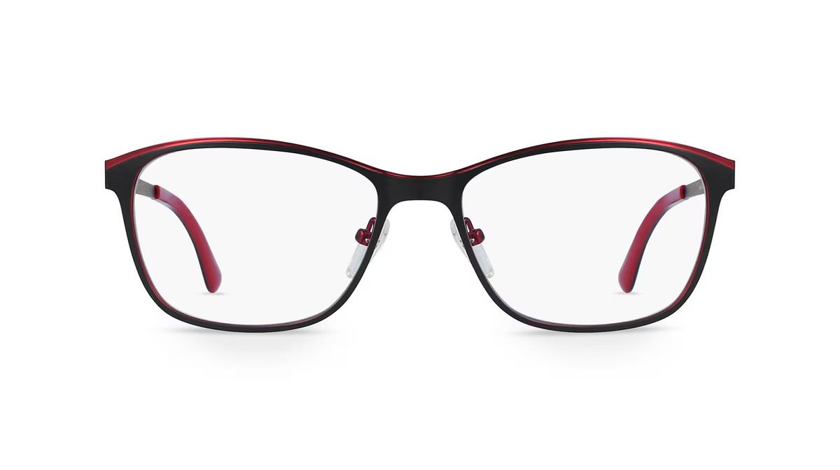 Fielmann Brille, Vollrand, Quadratisch, Edelstahl-Gestell, Damen, schwarz - Bild 1