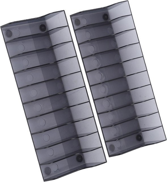 2er-Set mfySpace Aufbewahrungsständer für PS4 Slim Pro und Spiel-CDs in Transparent - Bild 1