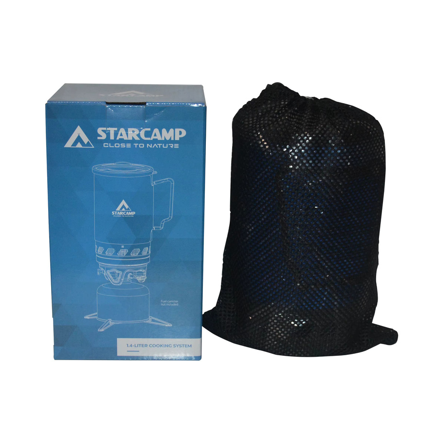 STARCAMP Fastboil Jet Cooker Gasherd für Camping und Wandern, Schwarz, 1400 ml - Bild 4