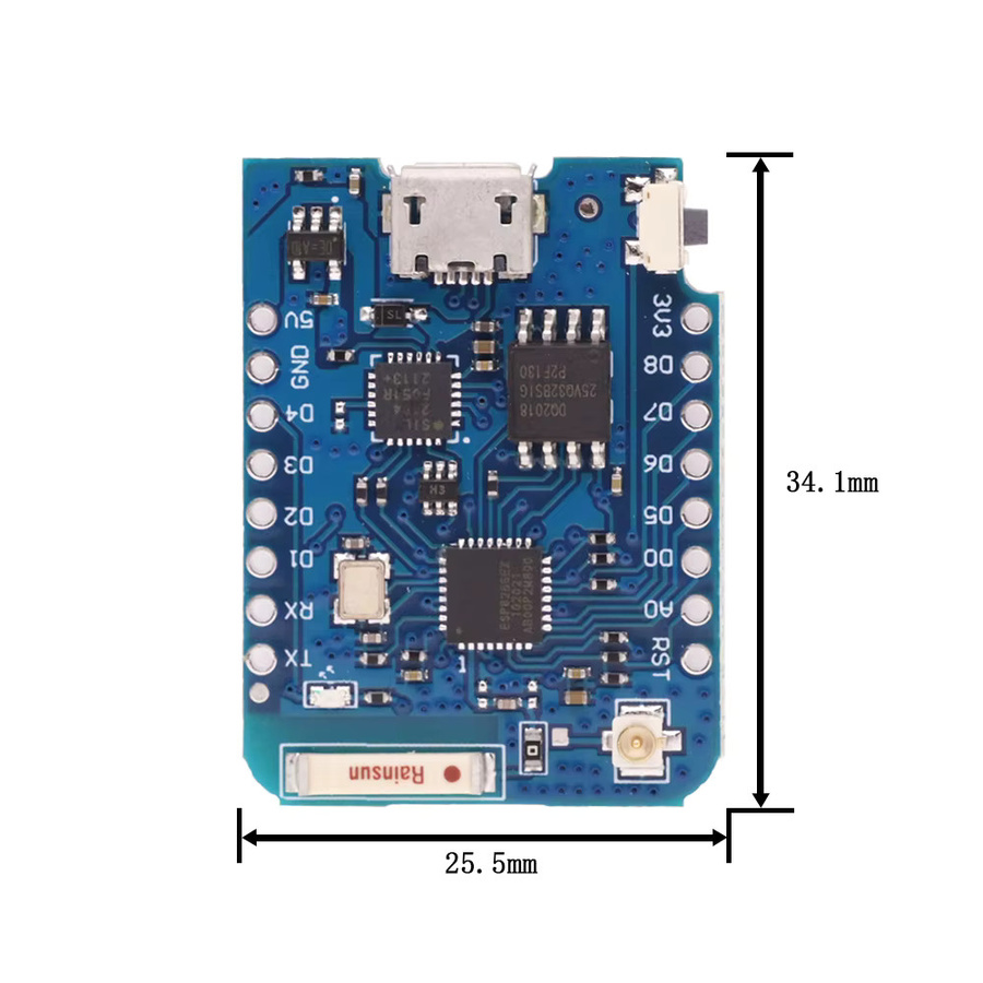 Wemos D1 Mini Pro V2.5 NodeMCU Entwicklungsboard mit ESP8266 und WiFi - Bild 2