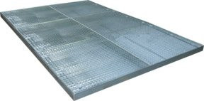 Bauer Südlohn Bodenschutzwanne BSW 24 verzinkt silber B/T: 285,0 x 190,0 cm - Bild 1