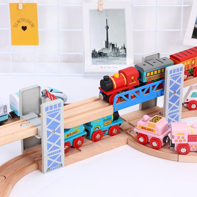 Linyi toy Eisenbahn Spielset aus Holz ab 14 Jahren - Bild 2