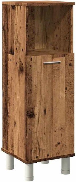vidaXL Badschrank in Altholz-Optik, braun, B/T/H: 30 x 30 x 95 cm - Bild 1