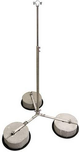 DEHN Dreibeinstativ 105467 in Silber - Bild 1