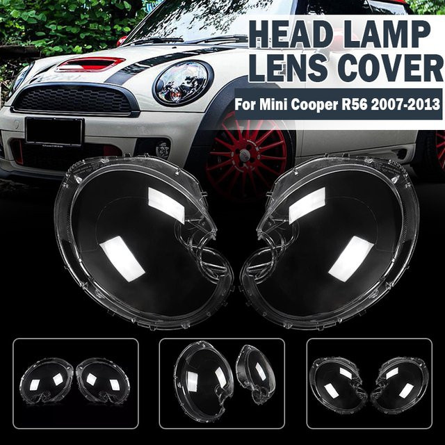 Scheinwerfer Objektiv Abdeckung als Ersatz Lampenschirm für MINI R56 Cooper S 2007-2015, transparent - Bild 1