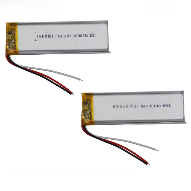 XINJ LiPo Akku 3,7V 500mAh 402060 Wiederaufladbarer Lithium-Polymer-Akku für GPS und DashCam in Silber - Bild 1