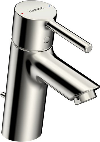 Hansa Waschtisch-Einhebelmischer HANSAVANTIS in Chrom mit Pop-up-Abfluss und wassersparender Funktion - Bild 1