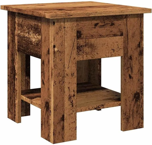 vidaXL Couchtisch in Altholz-Optik aus Holzwerkstoff, braun, B/T/H: 40 x 40 x 42 cm - Bild 1