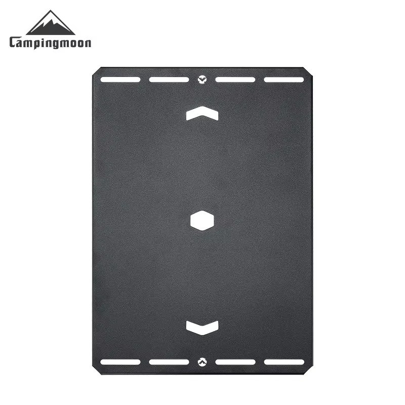 CAMPINGMOON CK-25BK-1P IGT Kombinationstisch in Schwarz, passend für Snow Peak Herdabdeckungen, Outdoor Camping Tischzubehör aus Metall - Bild 2
