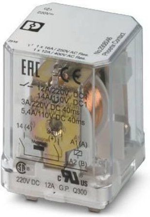 Phoenix Contact REL-PR1-220DC/1/MB Relais 220 V/DC 16A 1 Schließer transparent - Bild 1