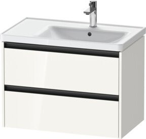 Duravit Waschtischunterschrank Ketho.2 in Weiß Hochglanz, B/T/H: 78,4 x 45,5 x 54,9 cm - Bild 1