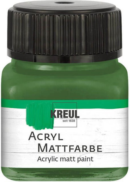 Kreul Acryl Mattfarbe Olivgrün 20 ml - Bild 1