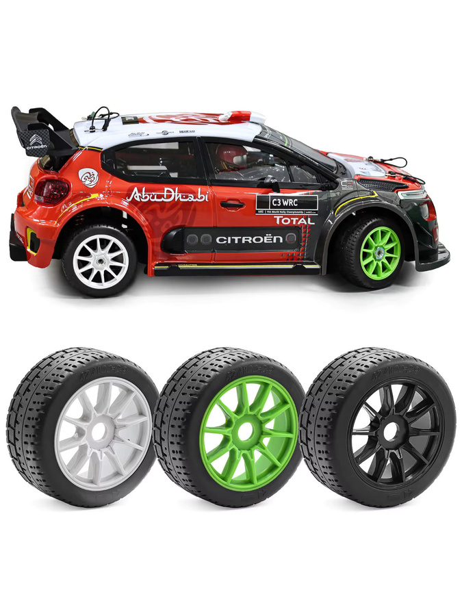 ARRMA 1/7 Infraction F1 Limitations MJX7303 Flying God Mustang GT Rc Autoreifen, 4-teiliges Set, Gummireifen, 103 mm - Bild 4