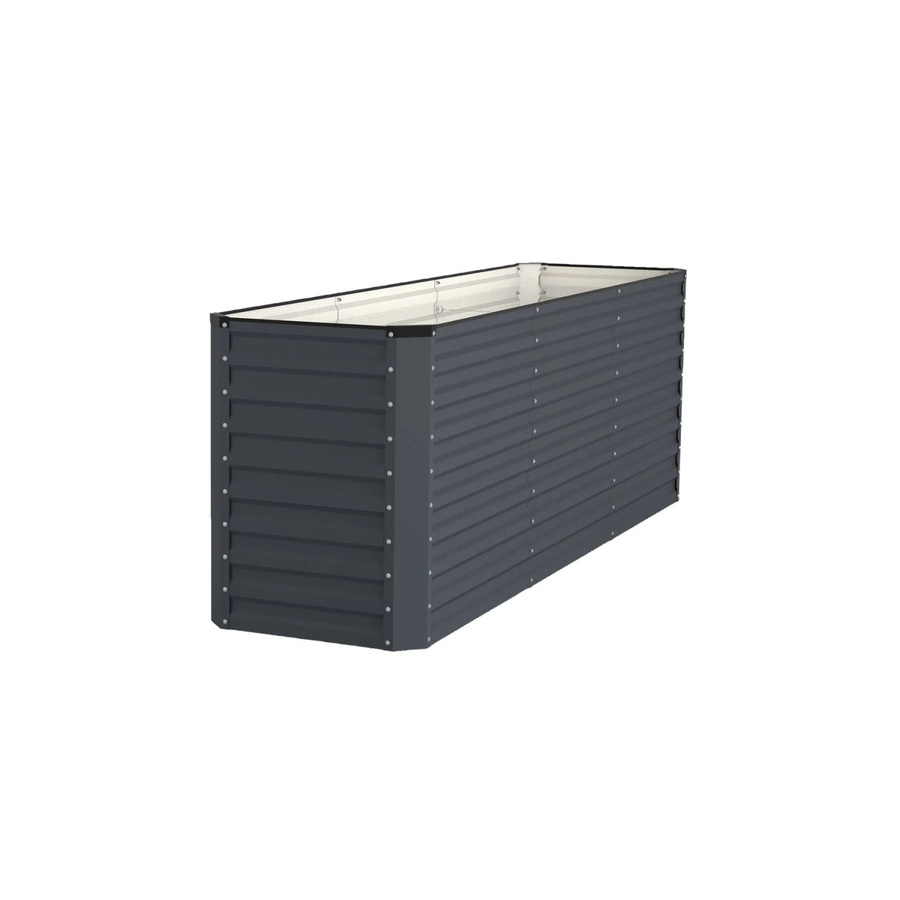 RIVARO Select Hochbeet aus Stahl in Graphitgrau und Silber, B/T/H: 260 x 70 x 90 cm - Bild 2