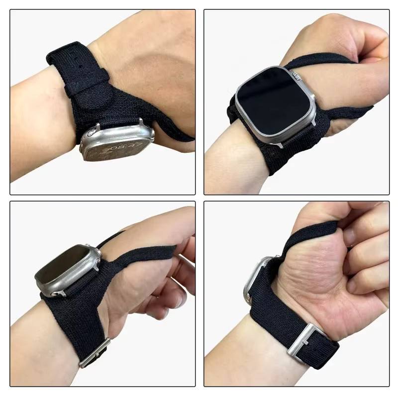 NEY Uhrenarmband Nylon, Schwarz, Unisex - Bild 2