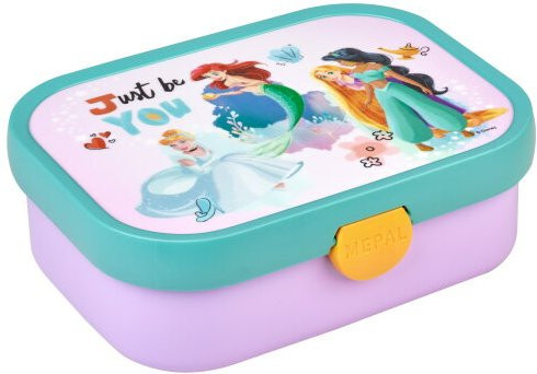 Mepal Campus Brotdose Disney Princess mit Bento-Einsatz, Gabel und Unterteilungen, Mehrfarbig - Bild 1