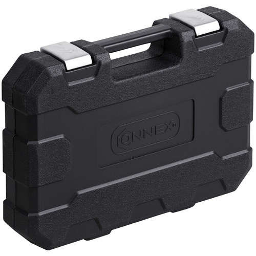 Connex Steckschlüsselsatz 69-teilig in Schwarz und Grau, 1/4 Zoll, 4-13 mm - Bild 2