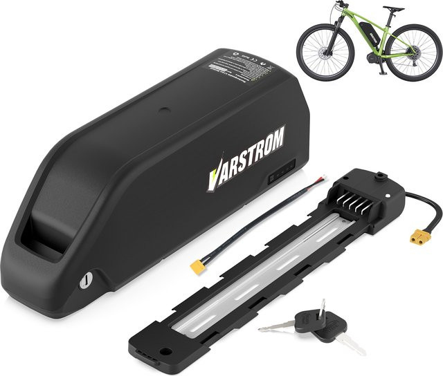 Yingwu Lithium-Ionen-Akku für elektrische Fahrräder mit Bafang Motoren, Schwarz, 13Ah - Bild 1