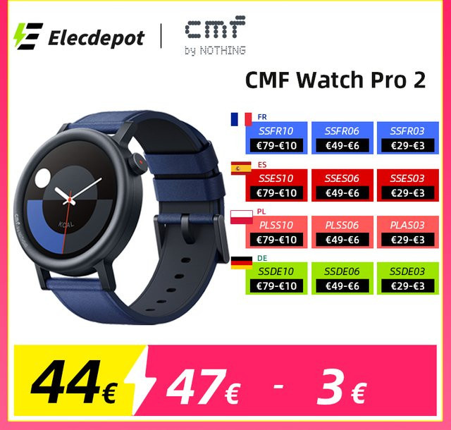 CMF by Nothing Watch Pro 2 Smartwatch mit 1,32 Zoll AMOLED Display in Orange - Bild 1